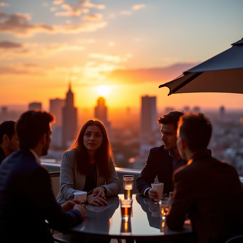 Evento de networking financiero
