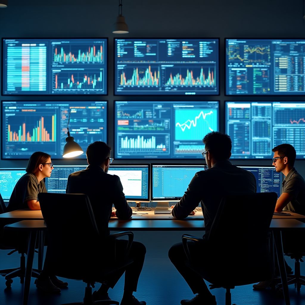 Equipo de FinConsult trabajando en estrategias financieras