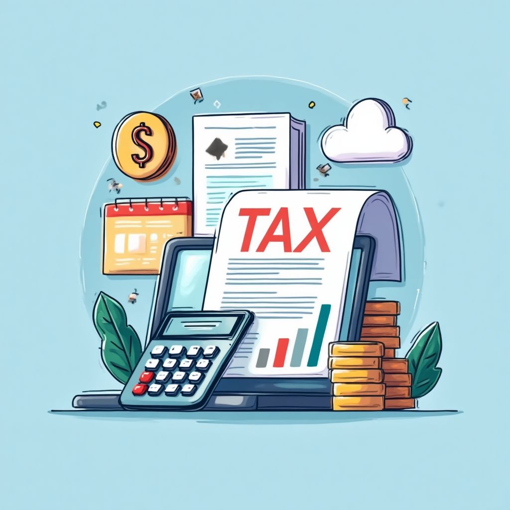 Icono de planificación fiscal